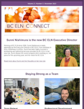 Screenshot of the November 2023 issue of Connect